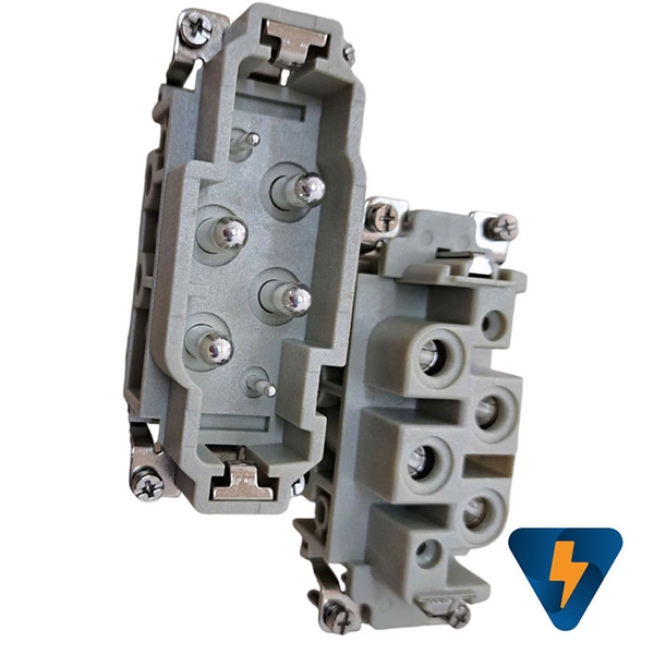 Giắc cắm (jack cắm) phích cắm công nghiệp HDC-HK4/2-006/M HDC-HK4/0-004-F