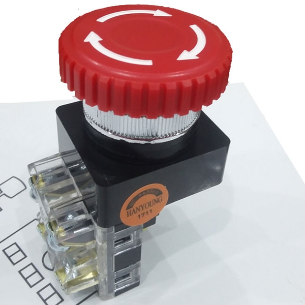 Nút nhấn khẩn cấp phi 25, phi 30