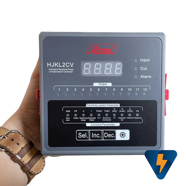 Bộ điều khiển tụ bù Himel 12 cấp HJKL2CV