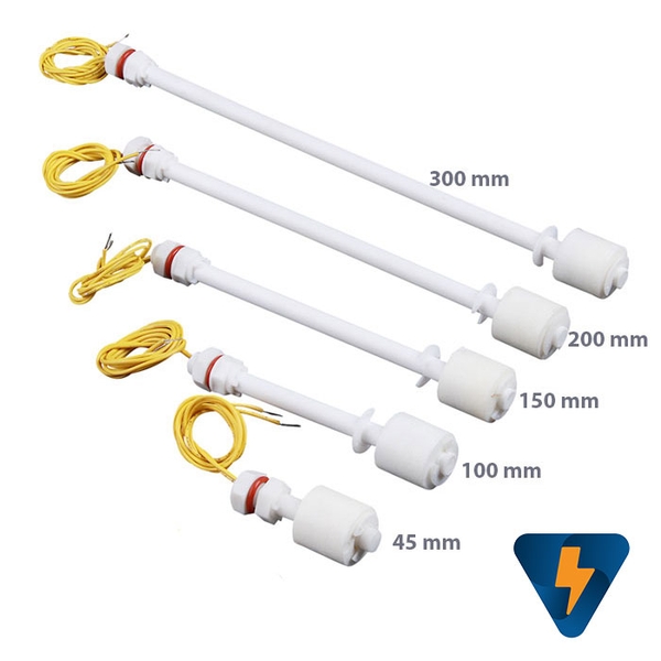 Phao báo mức nước nhựa phao đo mức nước bằng nhựa điện từ