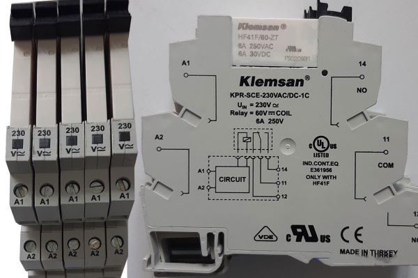 Rơ le (relay) tép 220VAC 220VDC dày 6mm