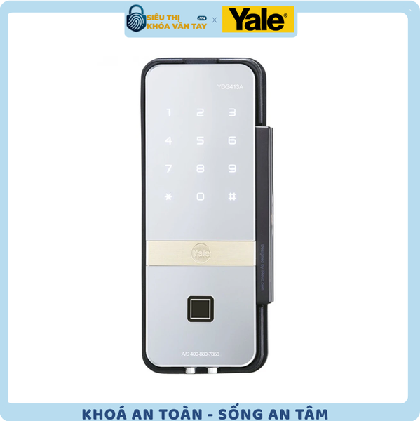 Khóa thông minh Yale YDG413A mặt trước gương Magic Mirror