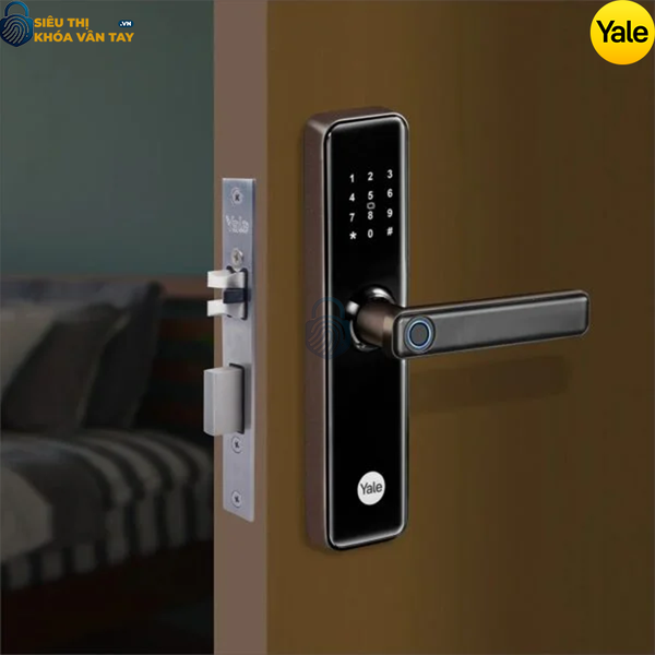 Cấu trúc thiết kế mặt trong và tay gạt cơ khí của khóa Yale YDME 50 NXT
