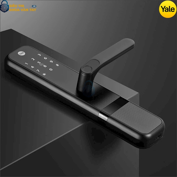 Mặt trong và khay pin cơ khí của khóa vân tay cao cấp Yale 05/107100/BL