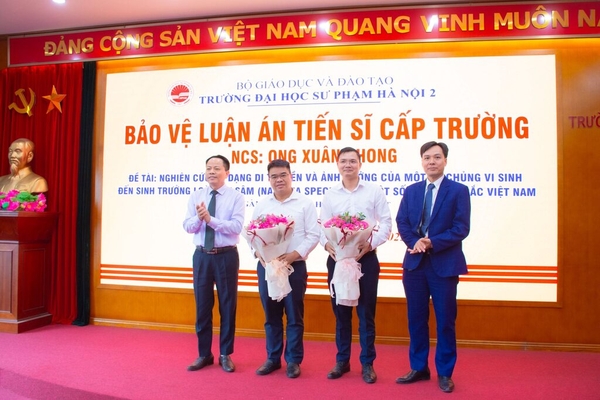 CHÚC MỪNG NCS ONG XUÂN PHONG BẢO VỆ THÀNH CÔNG LUẬN ÁN TIẾN SĨ