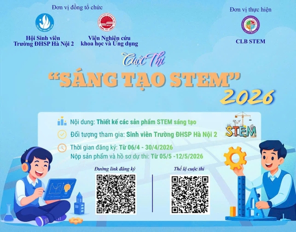 🚀✨[CUỘC THI “SÁNG TẠO STEM” 2026 - BỨT PHÁ Ý TƯỞNG, KIẾN TẠO GIÁ TRỊ] ✨🚀 ------------ CLB STEM HPU2 -------------