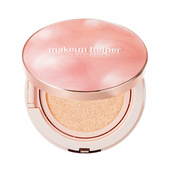 Makeup helper ampoule glow cushion SPF40, PA+++ (Tone 21 vanilla) Thương hiệu: Makeup Helper 23g/hộp