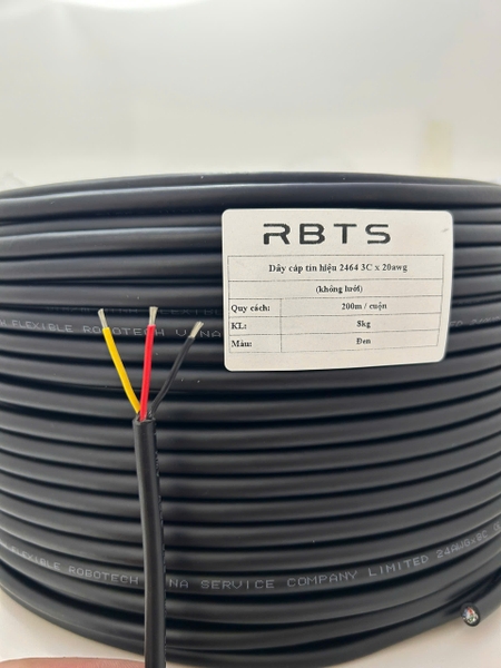 Dây cáp tín liệu 2464 3 lõi 18awg, 20awg, 22awg, 24awg, 26awg