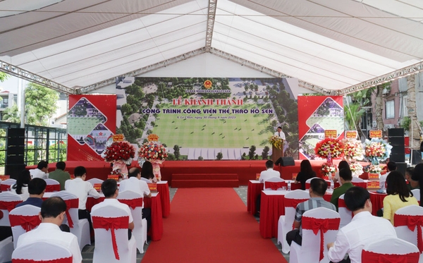 LỄ KHÁNH THÀNH - Công trình công viên thể thao Hồ Sen - Hải Phòng