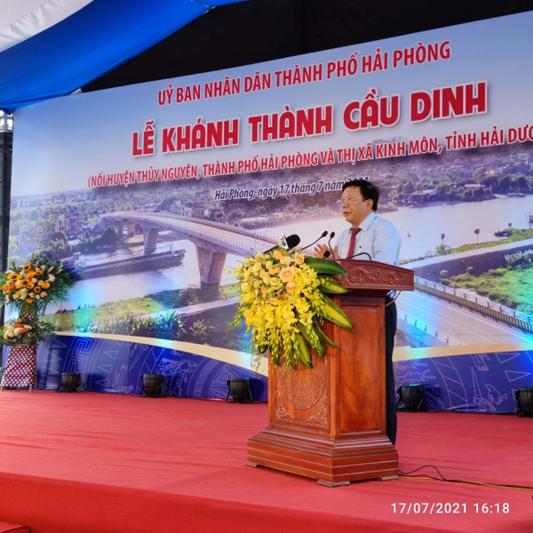 Khánh thành công trình cầu Dinh