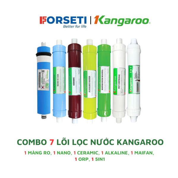 Combo 10 lõi lọc nước Kangaroo chính hãng cho model máy Kangaroo KG10A3
