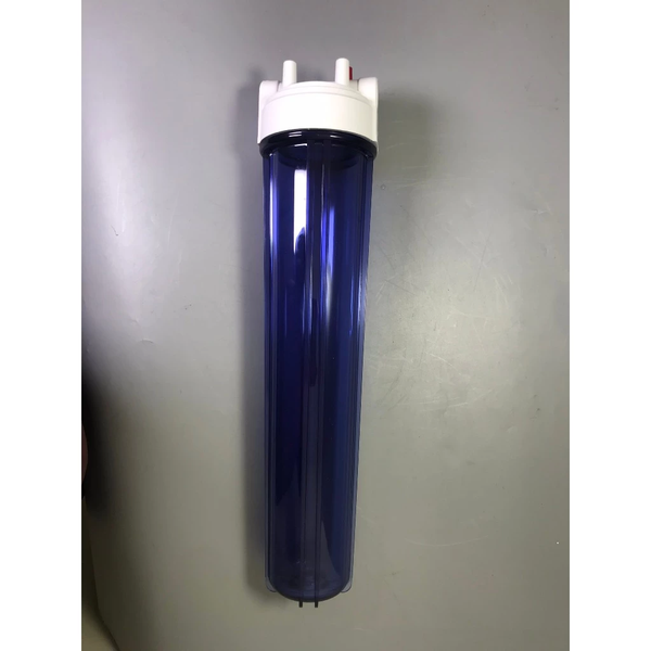 Bộ Lọc 20inch Đầu Nguồn Ren 21 Và Ren 27 Trong Và Xanh Đầy Đủ Phụ Kiện Kèm Gông Tháo, Giá Treo, Lõi Lọc