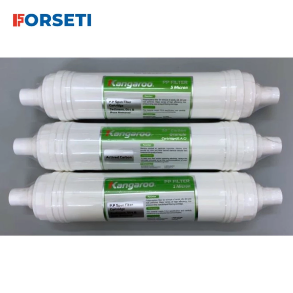 Lõi số 3 HK đúc liền lắp cho máy lọc nước Kangaroo KG100HK - lõi PP1 micron