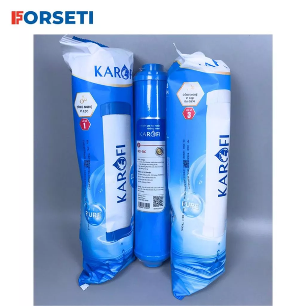 Bộ 3 Lõi lọc nước Karofi 123 dùng cho các máy Ne