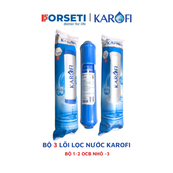 Bộ 3 Lõi lọc nước Karofi 123 dùng cho các máy Ne