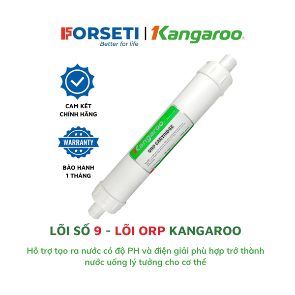 Lõi lọc nước Kangaroo lõi lọc số 9 - Lõi ORP Cartridge hỗ trợ cân bằng PH cho nước