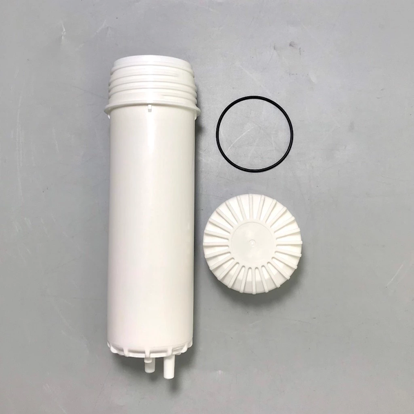 Cốc lọc trắng Karofi chuyên dùng cho máy lọc nước RO S-S038, U03, U05, U95, P95, O-P1310, I55..(Gồm Cốc, Nắp, Gioăng)