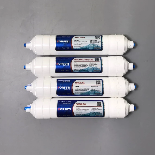 Combo 8 lõi lọc nước Forseti chính hãng dùng cho máy lọc nước RO (123, RO 50GPD, 5678)