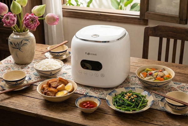 Nồi cơm điện Fujihome Inox LowSugar RC10ALS
