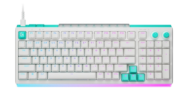 Bàn phím cơ gaming Logitech G512 X 98 TMR Tactile màu trắng (920-014010)