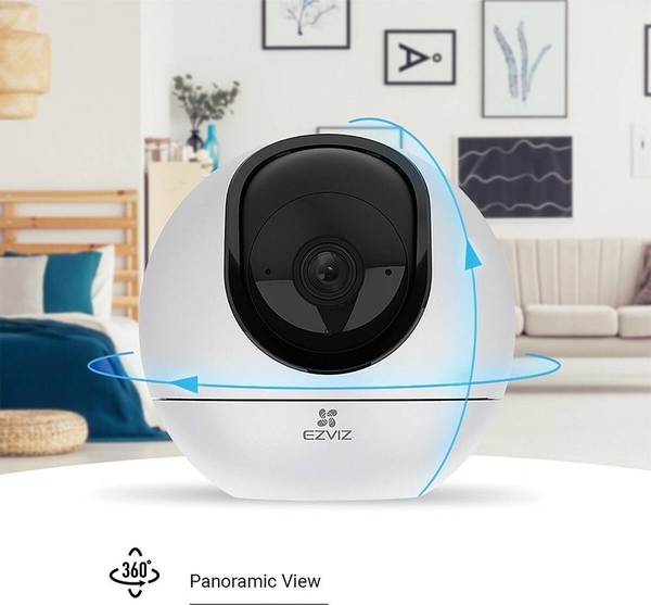 Camera WiFi quay quét Ezviz C6 2K+ CS-C6-A0-8C4WF, WiFi 2 băng tần, AI nhận diện người và thú cưng