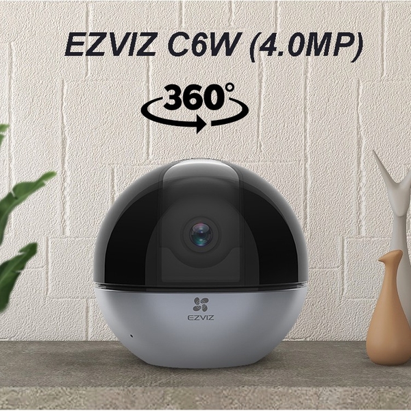 Camera WiFi quay quét Ezviz C6W 2K CS-C6W-A0-3H4WF, AI phát hiện người, xoay 340°, đàm thoại 2 chiều