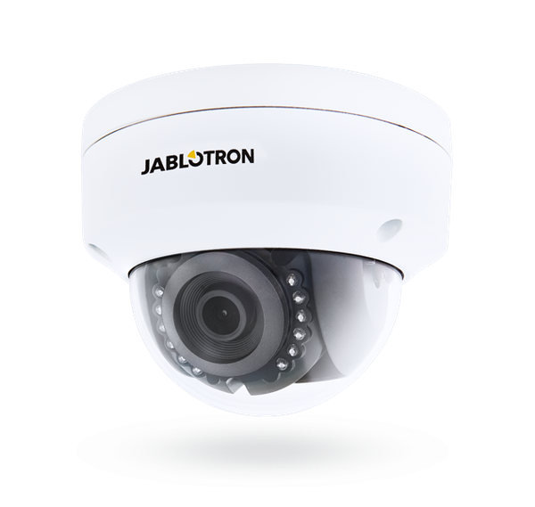 Camera IP JABLOTRON JI-111C 2MP Dome góc rộng 115°, hồng ngoại 30 m, PoE