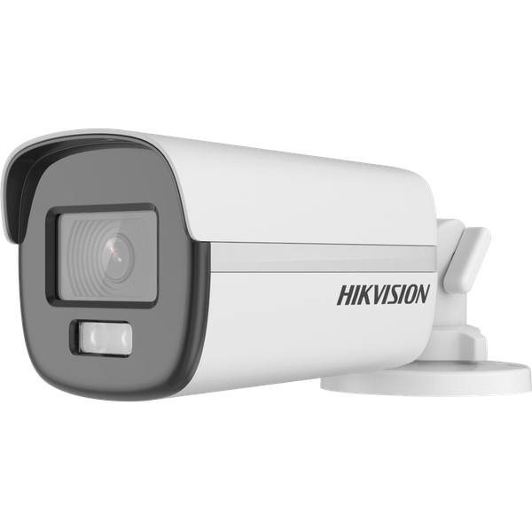 Camera thân trụ HD-TVI ColorVu 2MP Hikvision DS-2CE12DF0T-F, đèn trắng 40m, IP67, vỏ kim loại