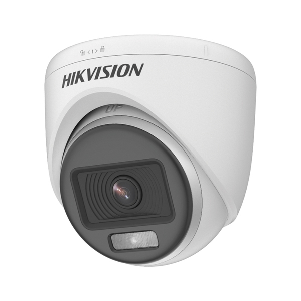 Camera bán cầu ColorVu 2MP Hikvision DS-2CE70DF0T-MF, đèn trắng 20m, IP67, bản kinh tế