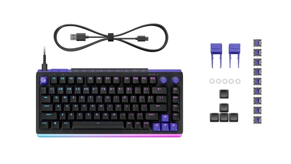 Bàn phím cơ gaming Logitech G512 X 75 TKL TMR Tactile màu đen (920-013942)