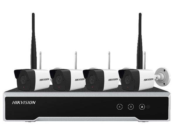 Bộ Kit camera WiFi Hikvision NK42W0 trọn bộ 4 camera 2MP + 1 đầu ghi NVR 4 kênh