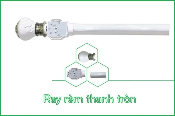 Ray rèm tròn Hunonic