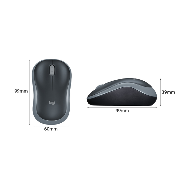Chuột không dây Logitech M185 chính hãng