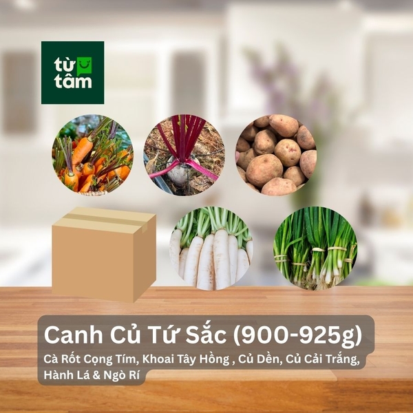 Combo Canh Củ Tứ Sắc | 900g