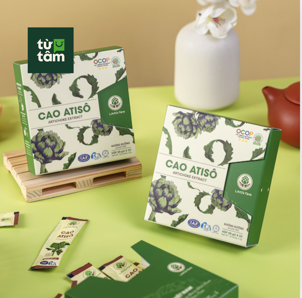 Hộp Cao Atisô Nguyên Chất Dạng Stick | Hộp 20 stick x 2g