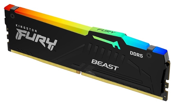 Ram PC Kingston Fury Beast Black RGB EXPO 16GB DDR5 6000MHz  (KF560C36BBE2A-16WP)