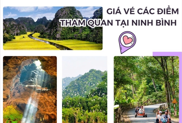 Cập nhật giá vé tham quan tại Ninh Bình (mới nhất năm 2025)