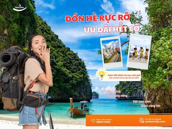 Tam Sinh Travel: Đón hè rực rỡ - Ưu đãi hết cỡ