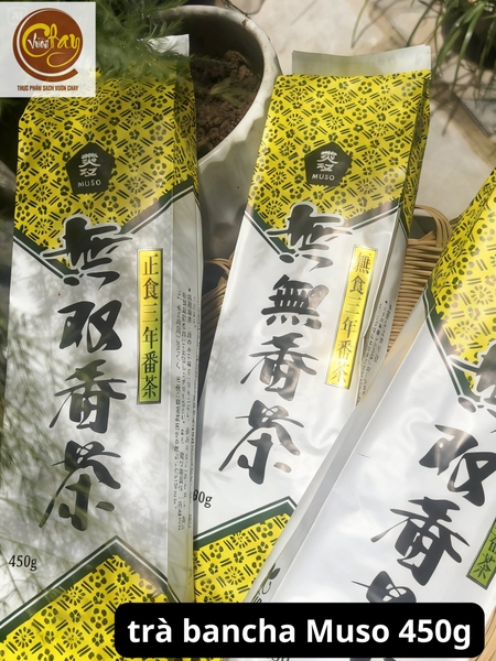 Trà bancha MUSO Nhật 450g