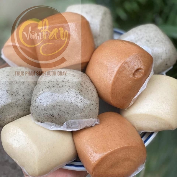 Set 9 bánh bao hữu cơ không nhân lên men tự nhiên