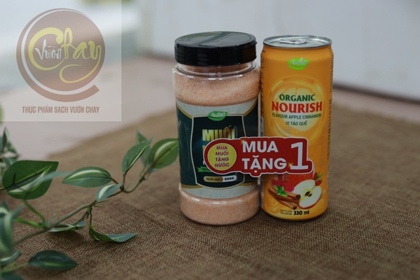 Muối hồng Himalaya dạng mịn 500g (hộp)