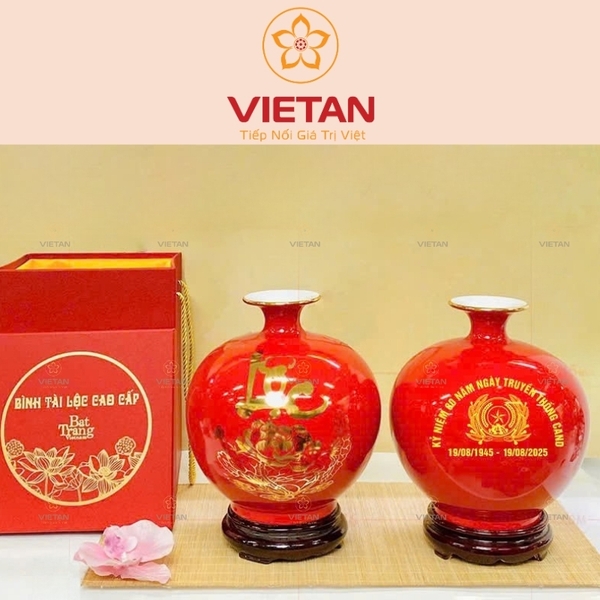 bình hút lộc sang trọng in logo