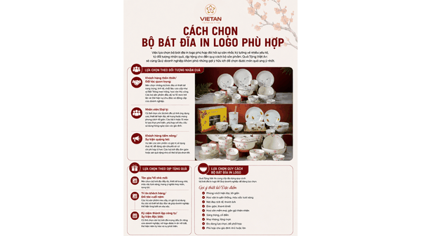 bộ bát đĩa in logo 5