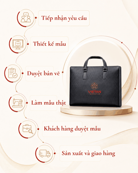 cặp da in logo 8