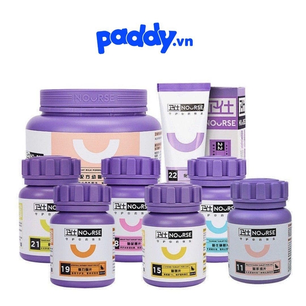 Viên Nourse Bổ Sung Vitamin & Tiêu Búi Lông Mèo