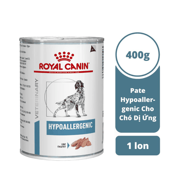 Pate Cho Chó Dị Ứng Royal Canin Hypoallergenic (400g)