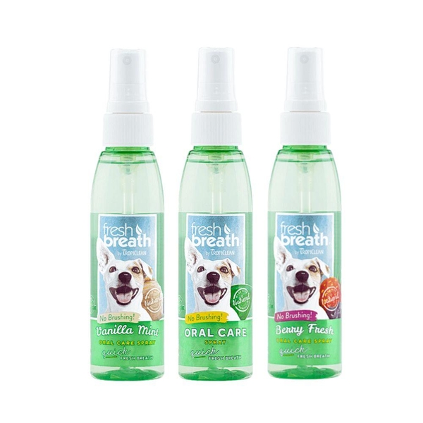 Xịt Thơm Miệng Cho Chó Tropiclean Oral Care (118ml) (Mỹ)