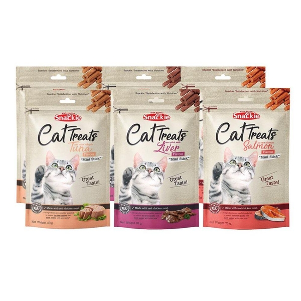 Snack Cho Mèo Que Mini Snackie Cat (70g)