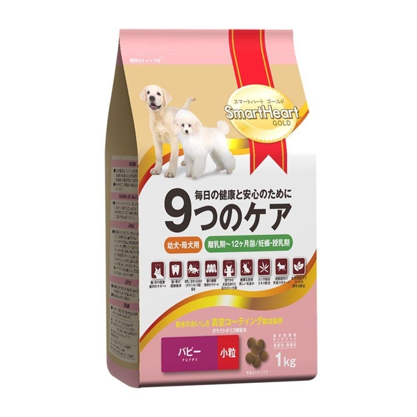 Hạt Cho Chó Con Smartheart Gold Puppy Cao Cấp Vị Cừu & Gạo (1kg)