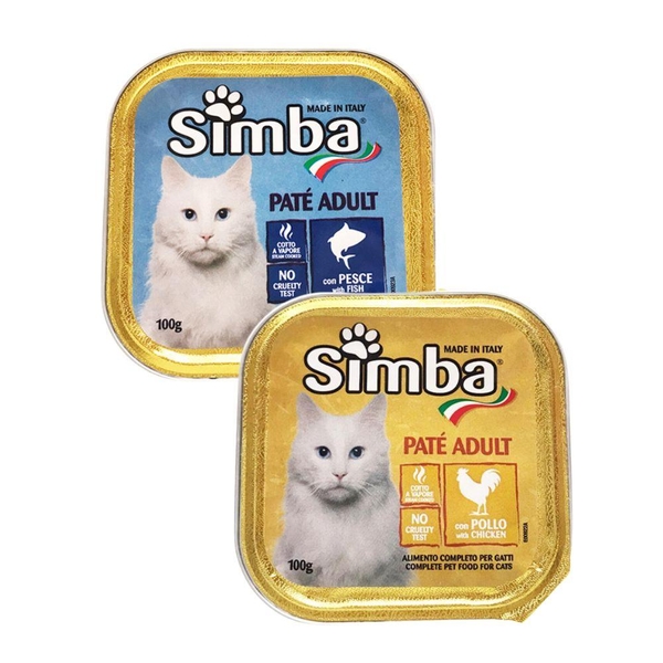 Pate Simba Adult Cho Mèo Trưởng Thành (Hộp (100g)
